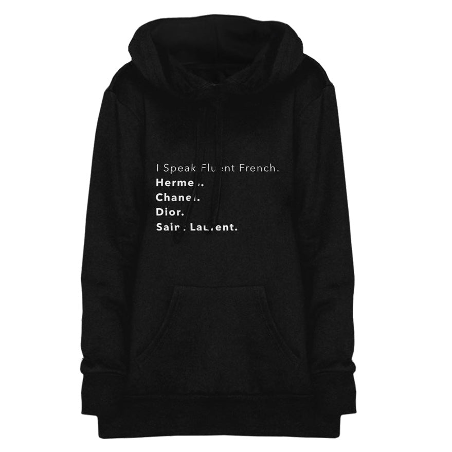 Oversized Hoodie Fluent French