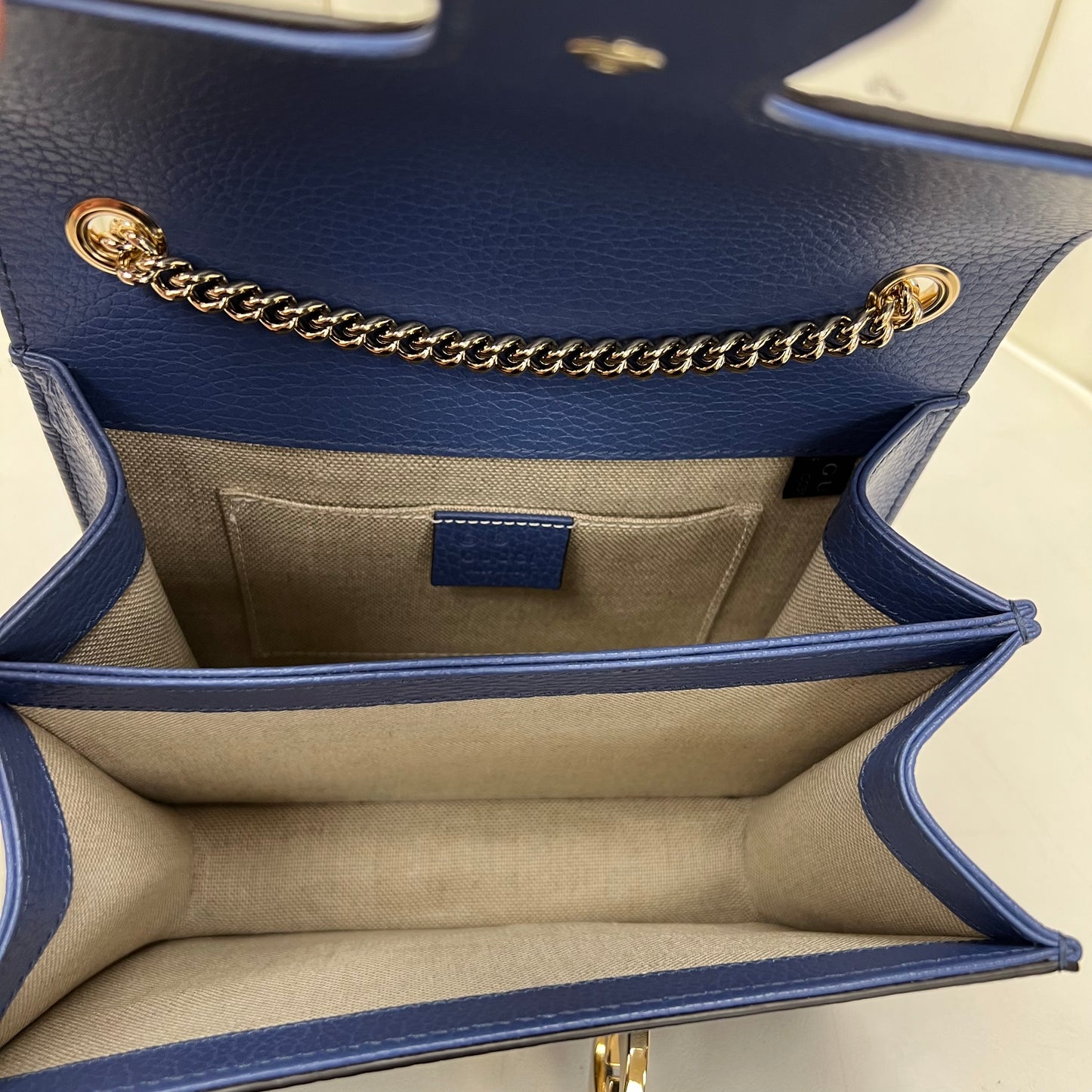 Gucci Dollar Calfskin Small Interlocking G Shoulder Bag