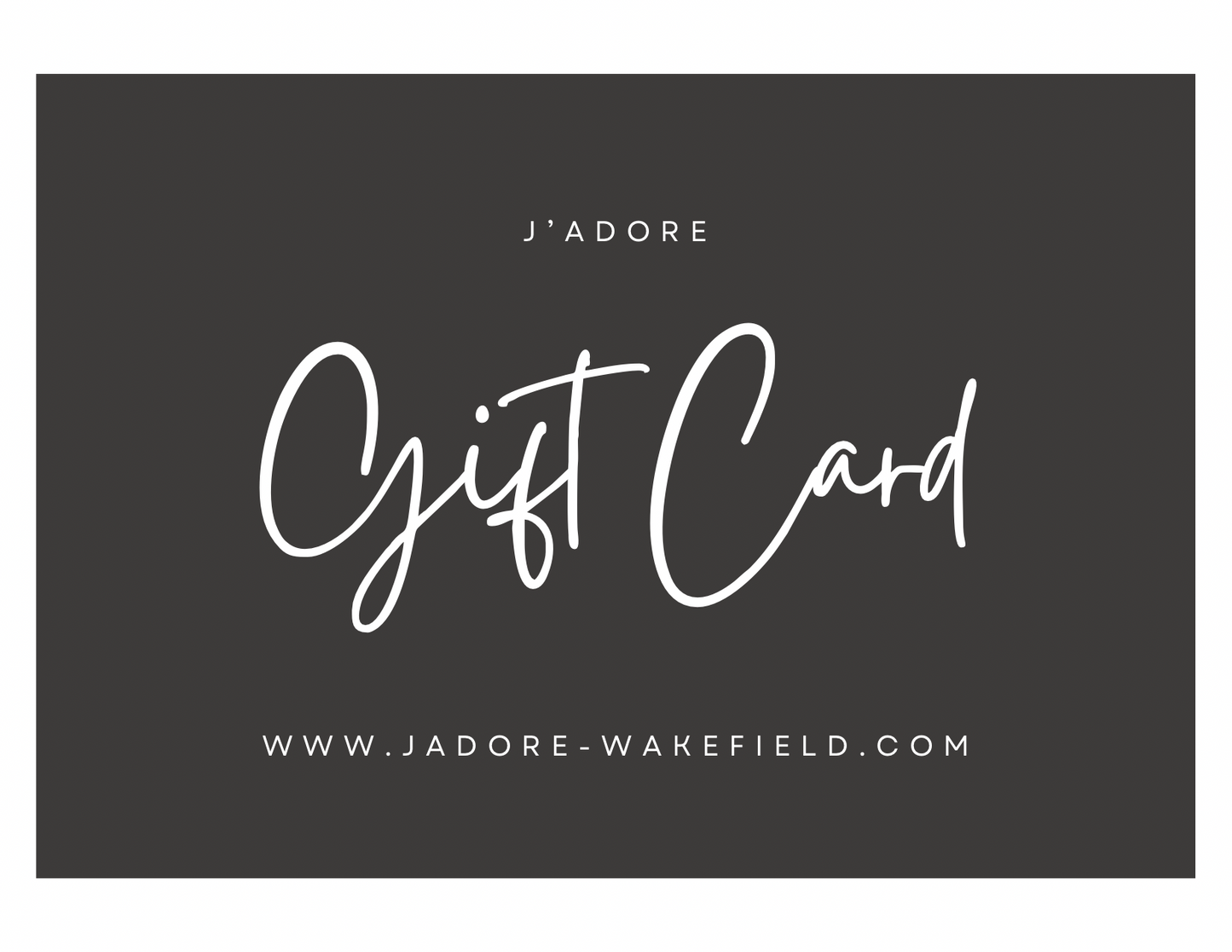 J’adore Gift Card
