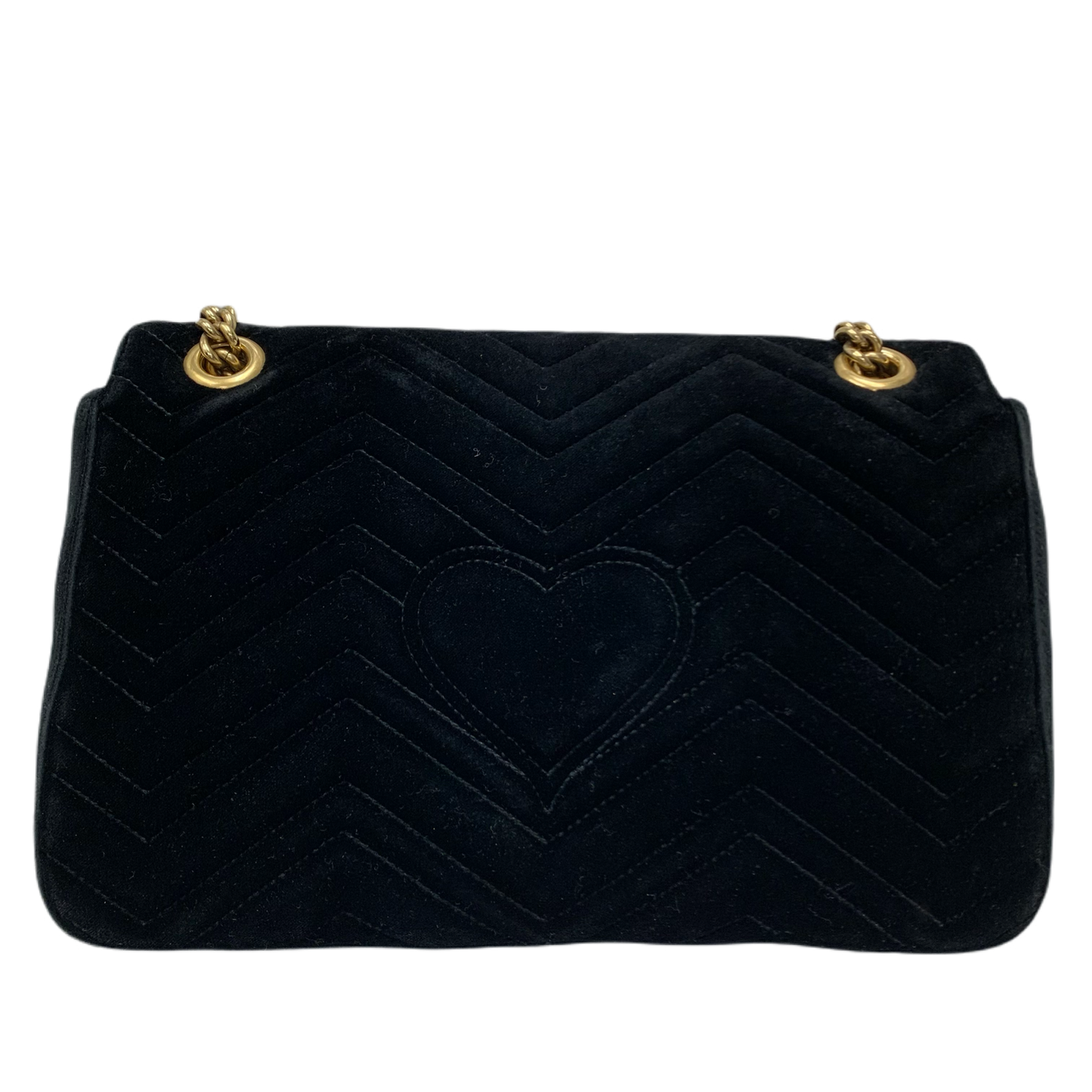 Gucci Medium GG Marmont Velvet Matelassé Bag