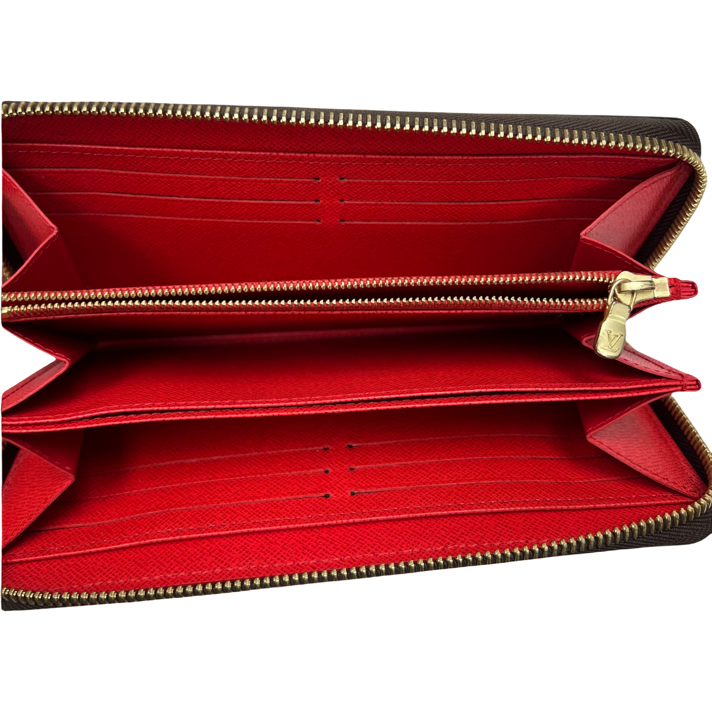 Louis Vuitton Zippy Wallet Monogram Red