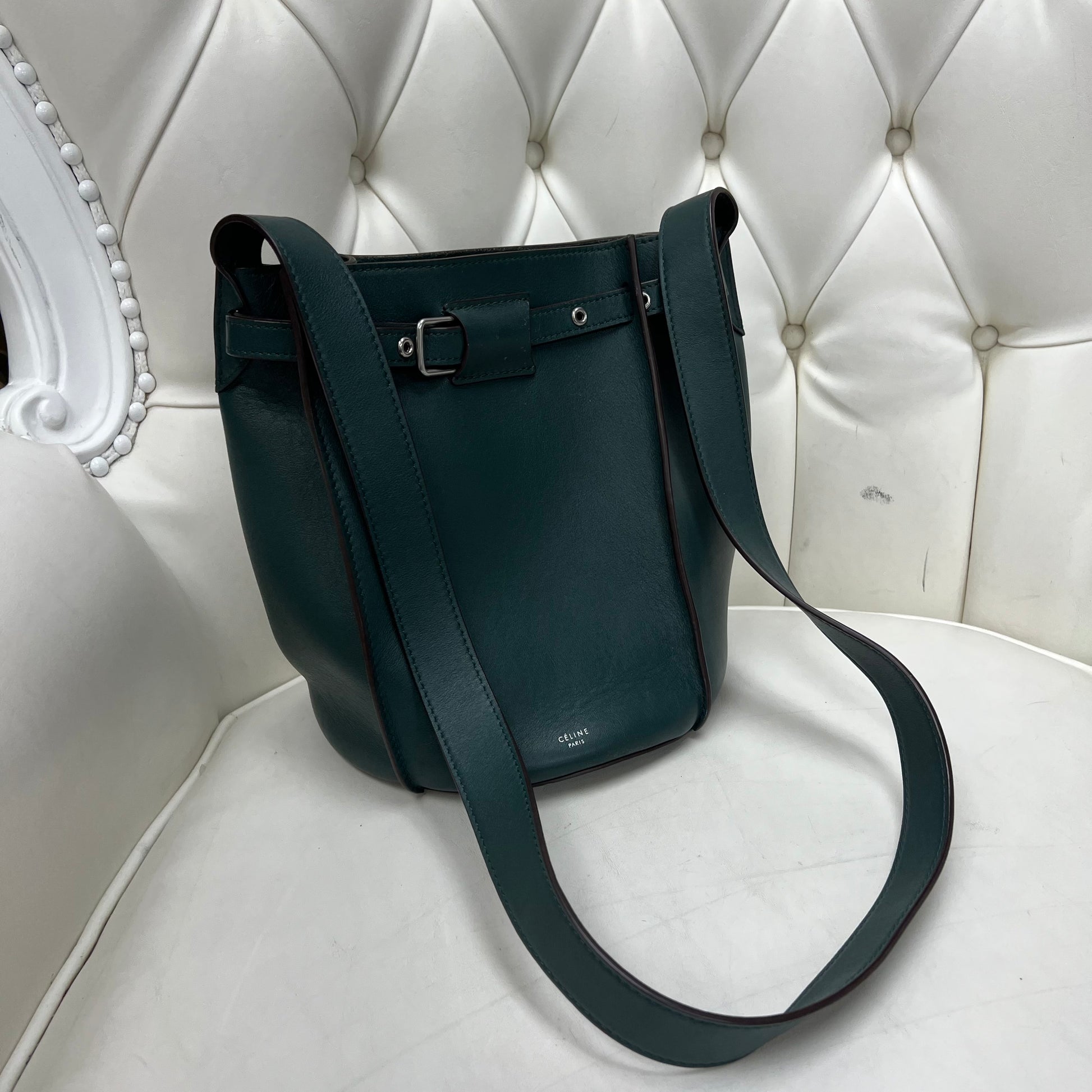 Celine Bucket Bag Emerald Green – J'Adore Wakefield