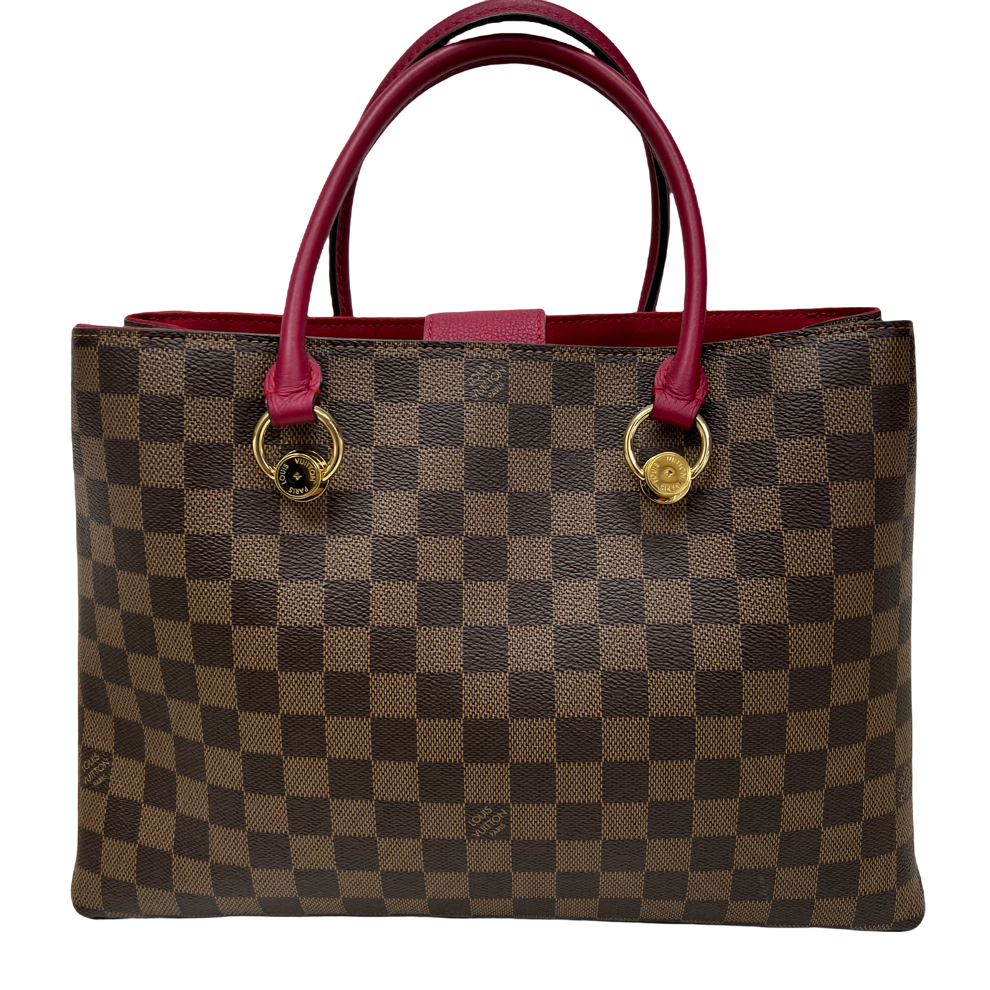 Louis Vuitton Riverside Damier Ebene Red Shoulder Bag