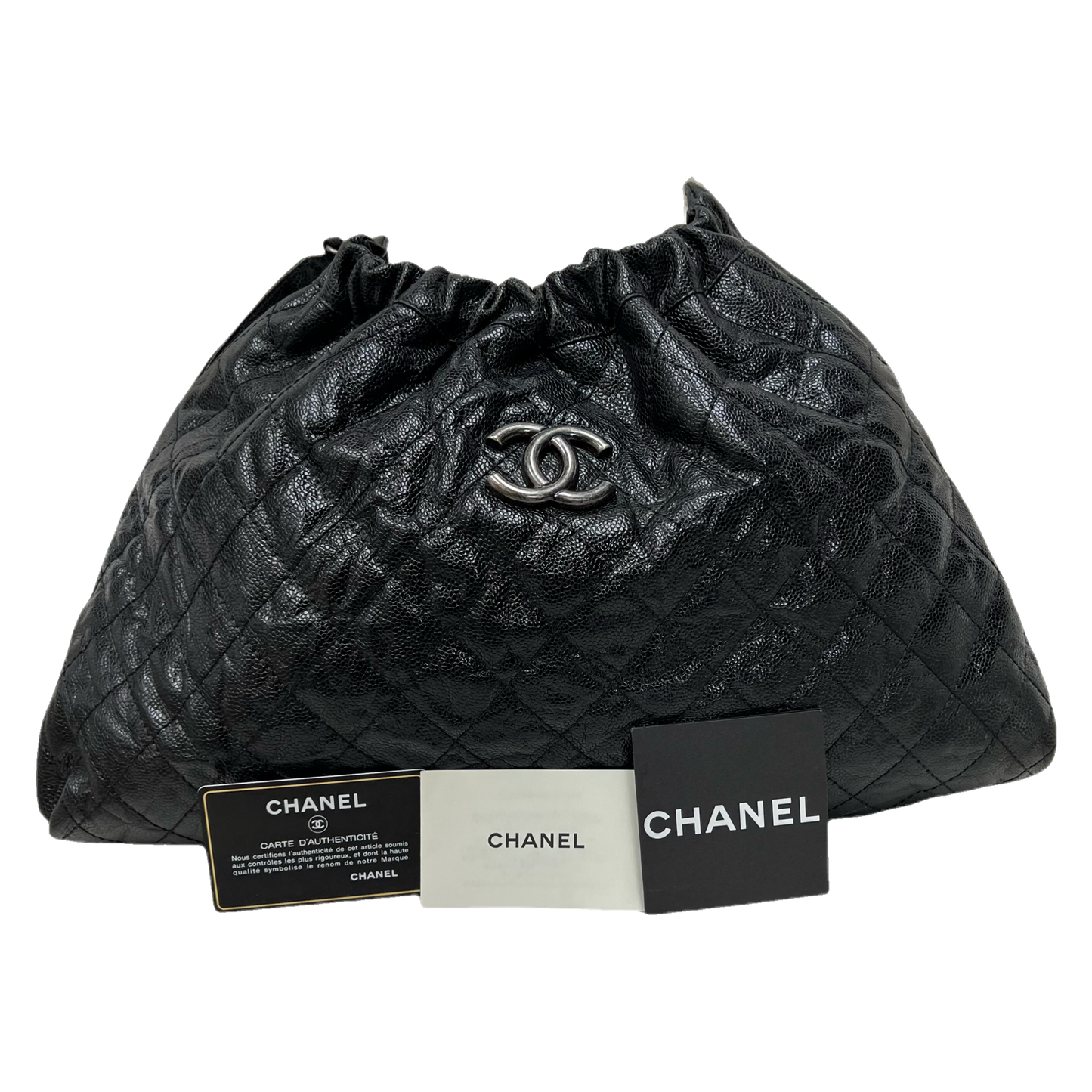 Chanel Caviar Quilted Elastic Tote