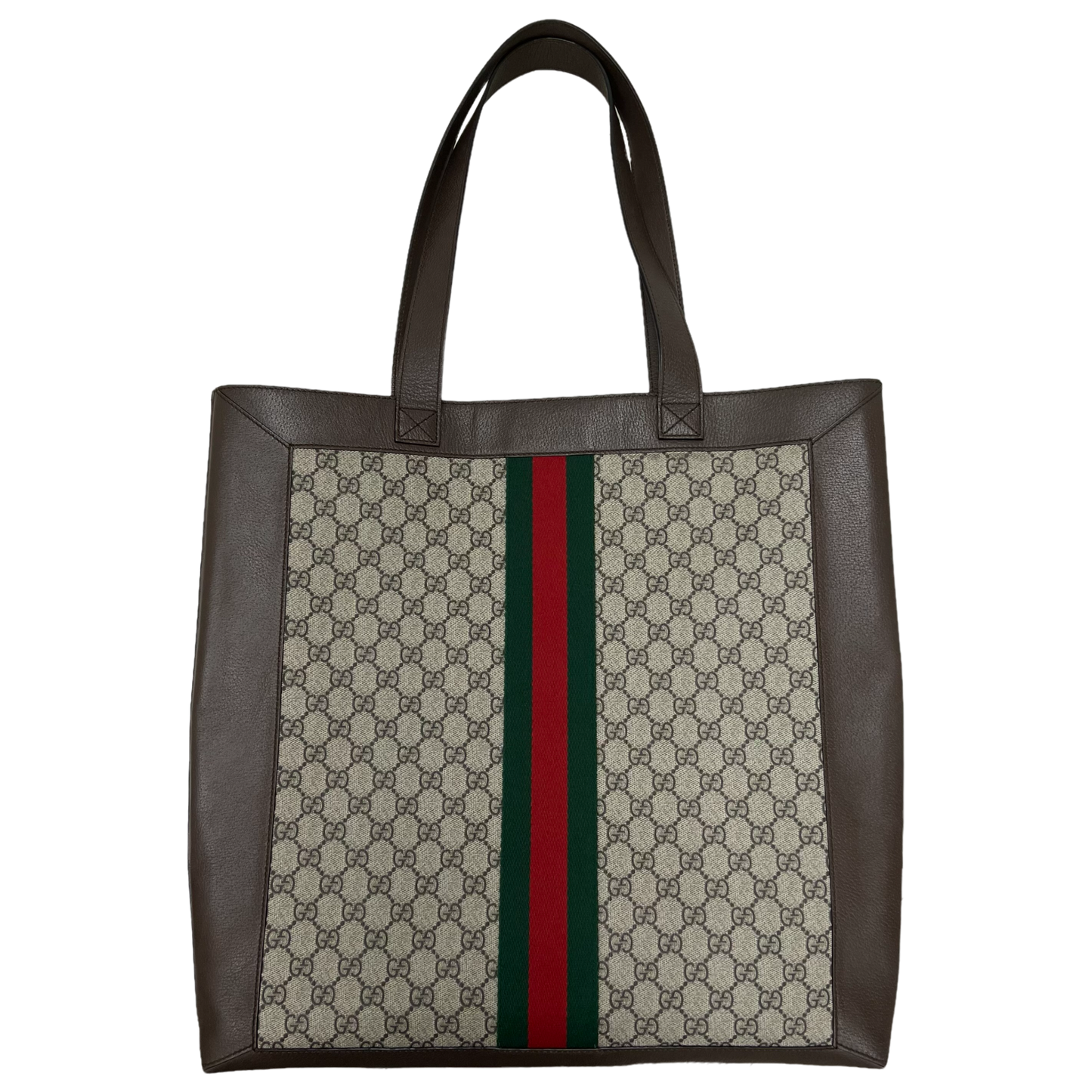 Gucci Ophidia Soft GG Supreme Large Tote Bag with Pouch