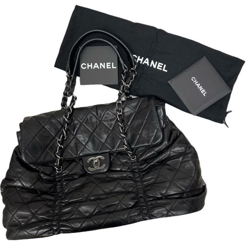 Chanel Quilted Lambskin Shanpai Flap Bag