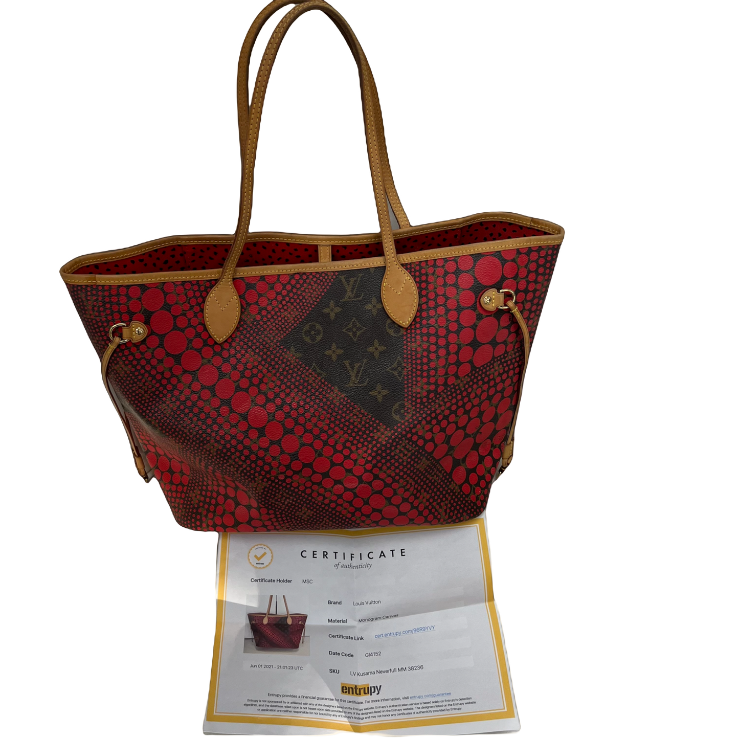 Louis Vuitton Kusama Waves Neverfull MM
