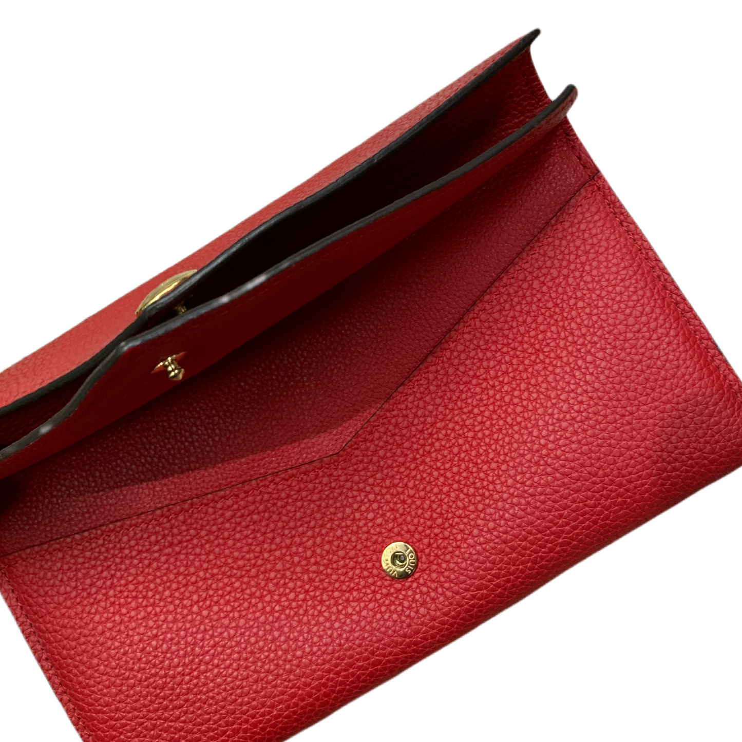 Louis Vuitton Red Monogram Porte Feuille Double Wallet