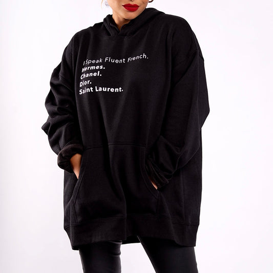 Oversized Hoodie Fluent French