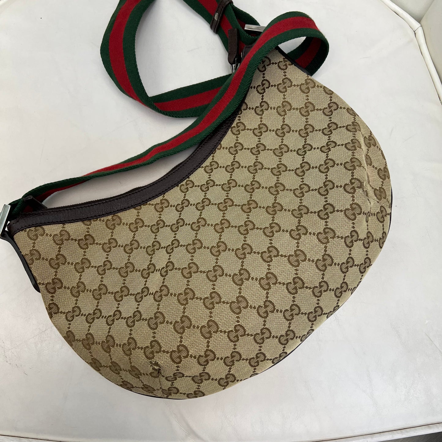 Gucci Half Moon Crossbody Bag, Medium
