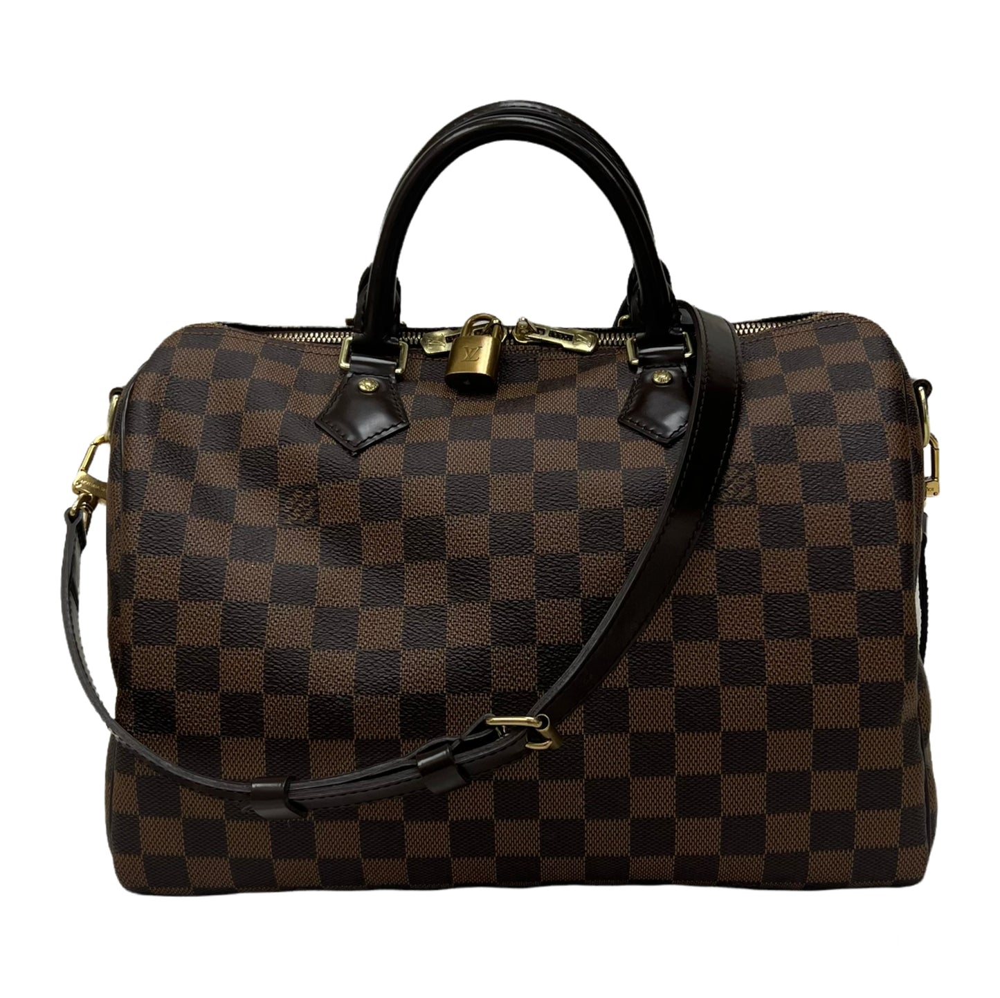 Louis Vuitton Speedy 30 Bandouliere Damier Ebene