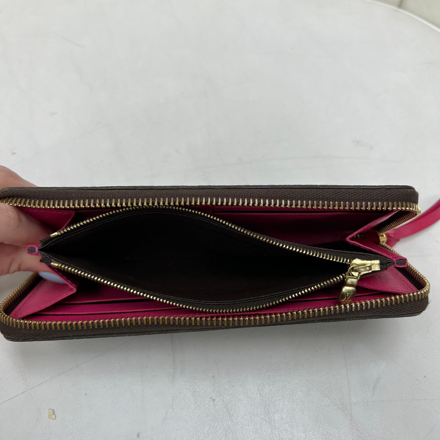 Louis Vuitton Clemence Wallet Monogram Pink