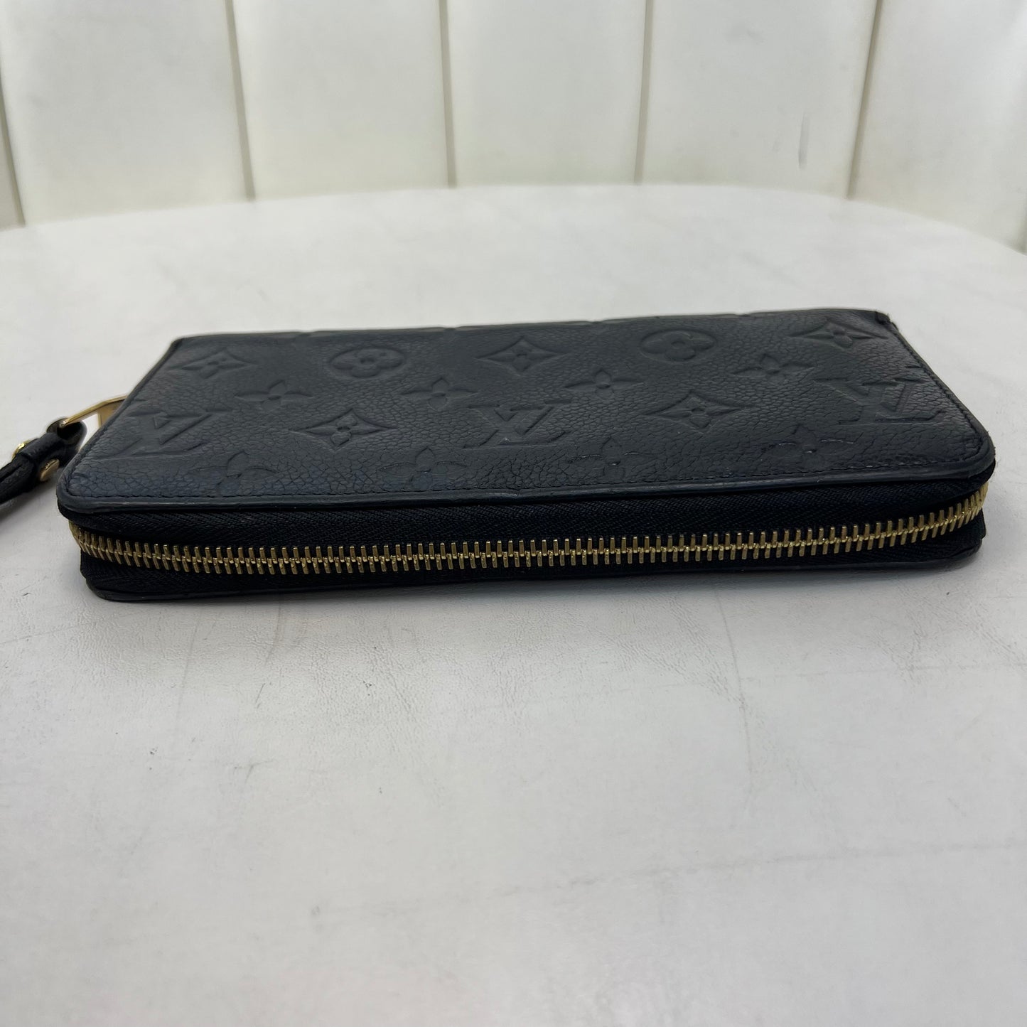 Louis Vuitton Zippy Wallet Black Empreinte Leather