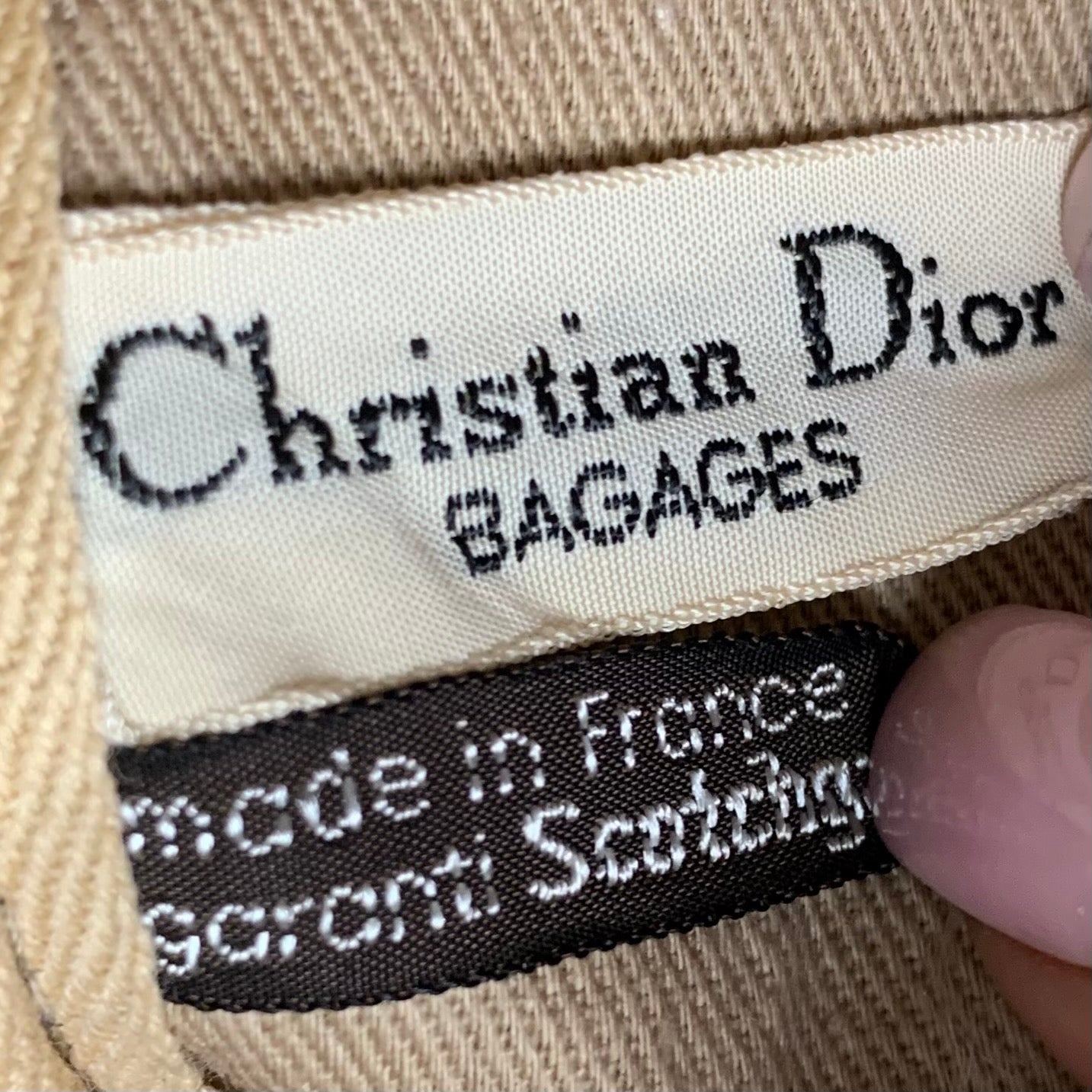 Dior Vintage Diorissimo Canvas Weekender Duffel