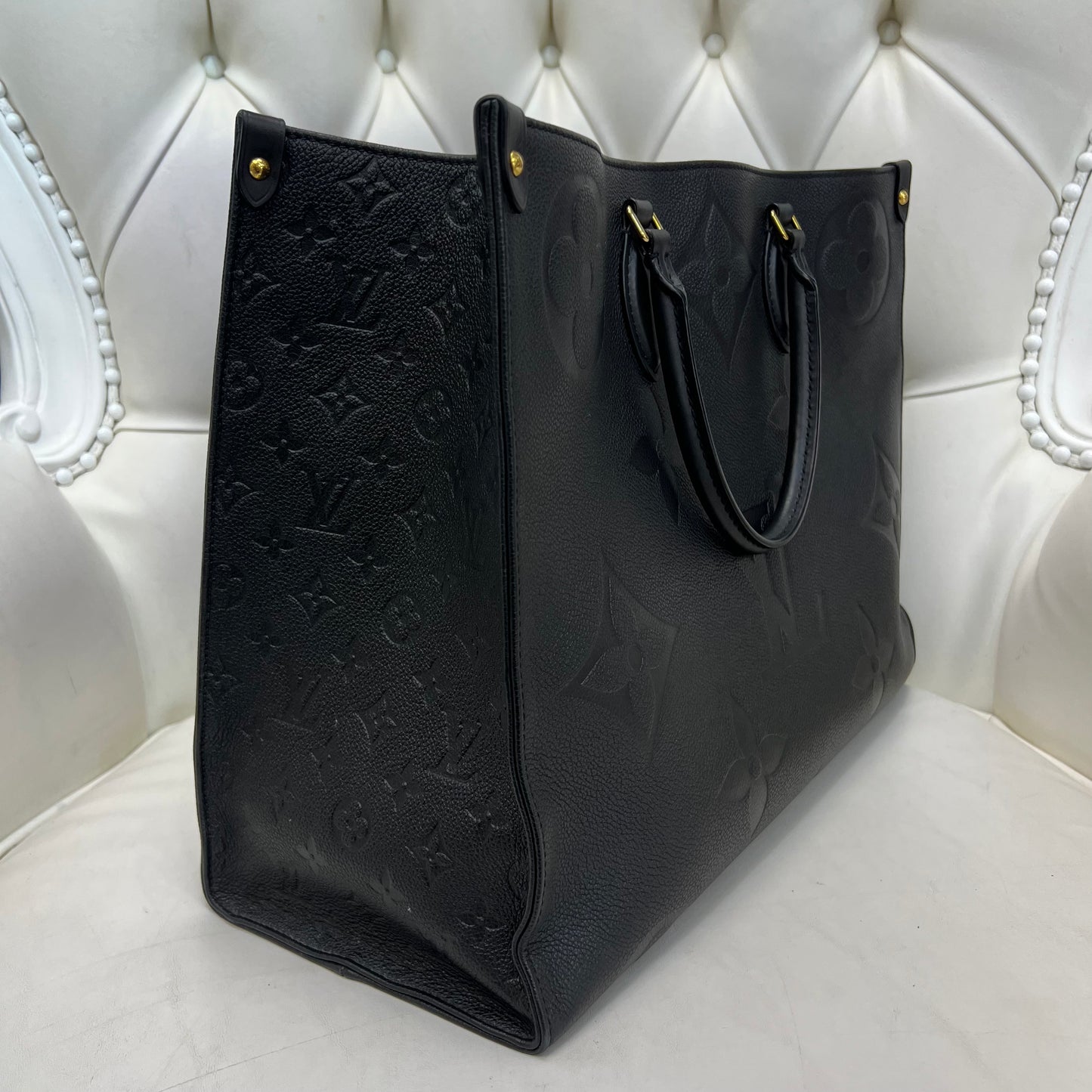 Louis Vuitton On the Go GM Black Empreinte Leather