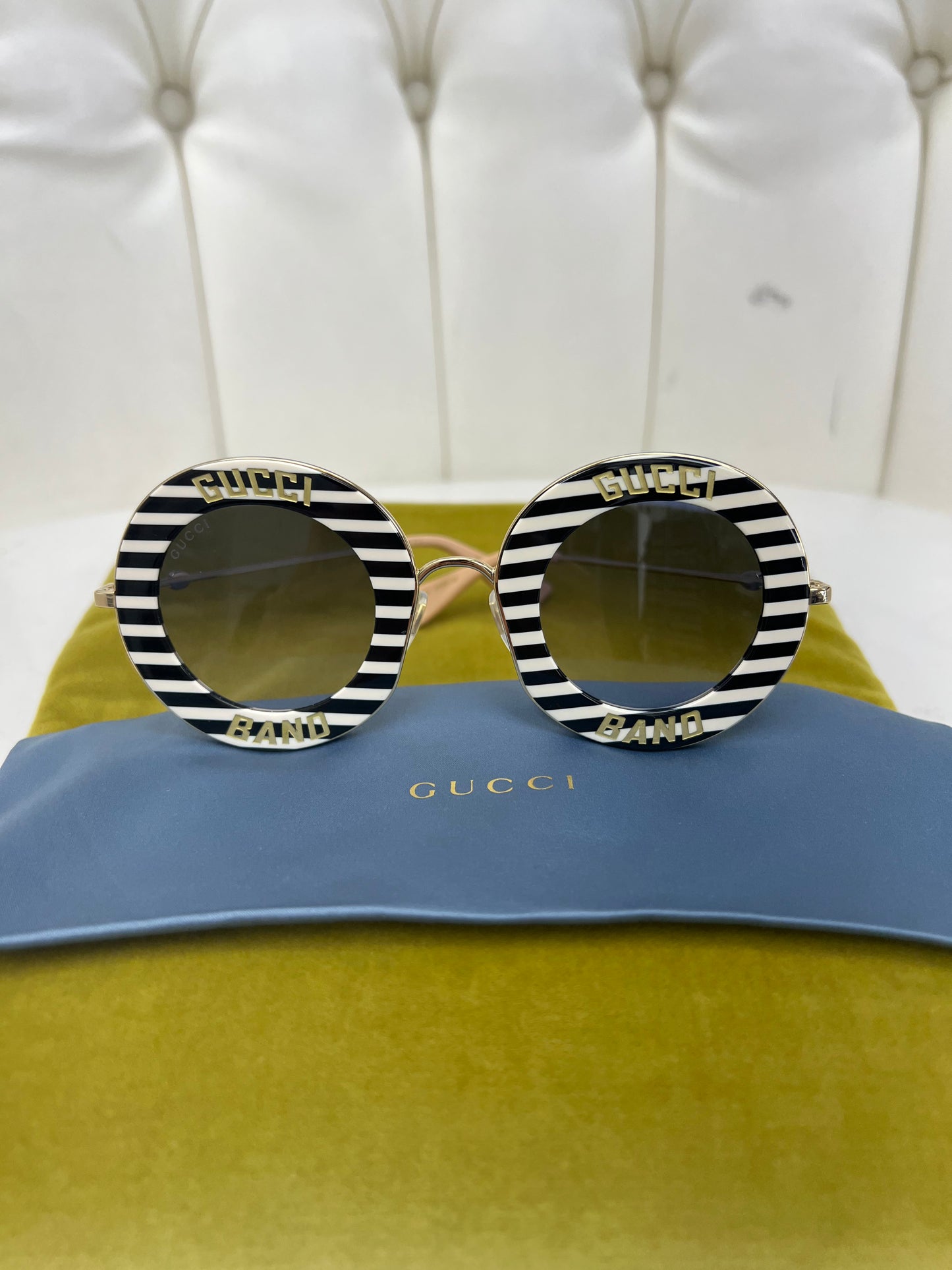 Gucci Band Round Sunglasses
