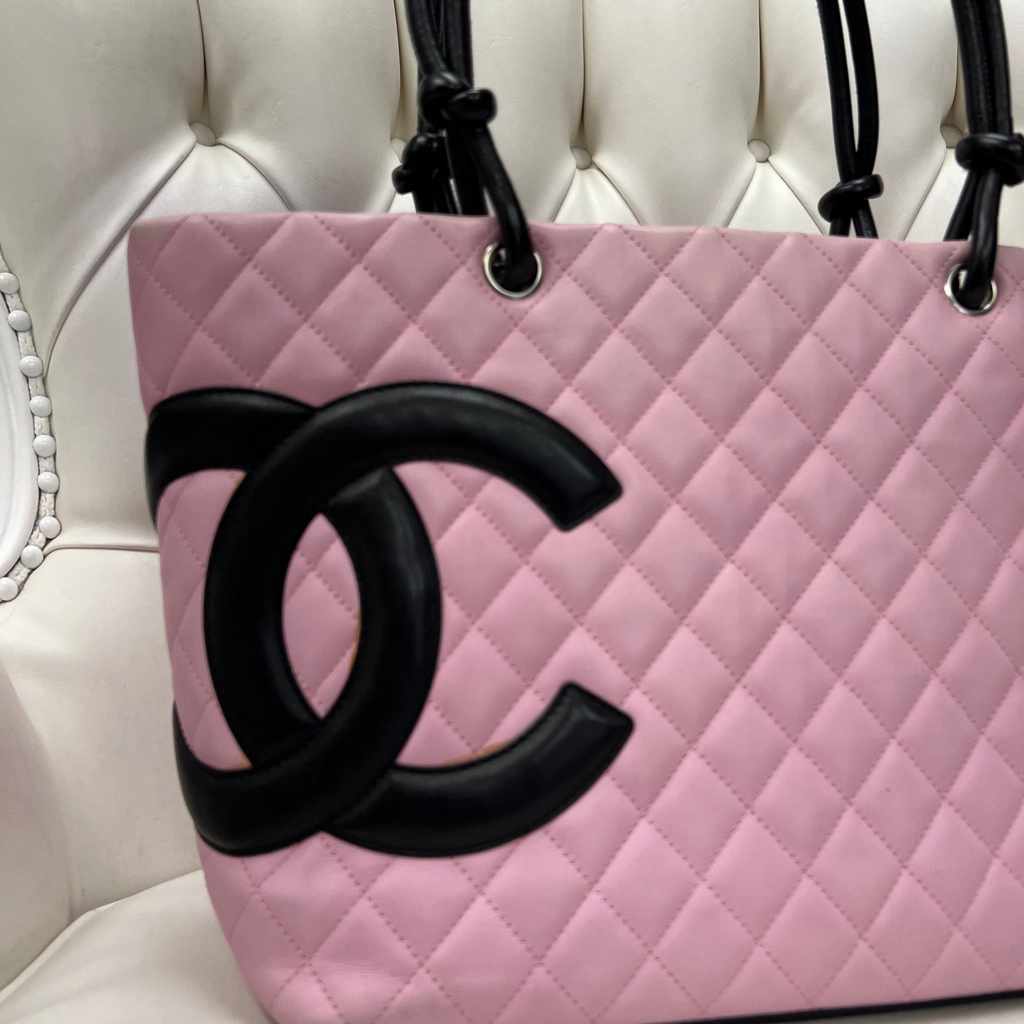 Chanel Cambon Tote Pink