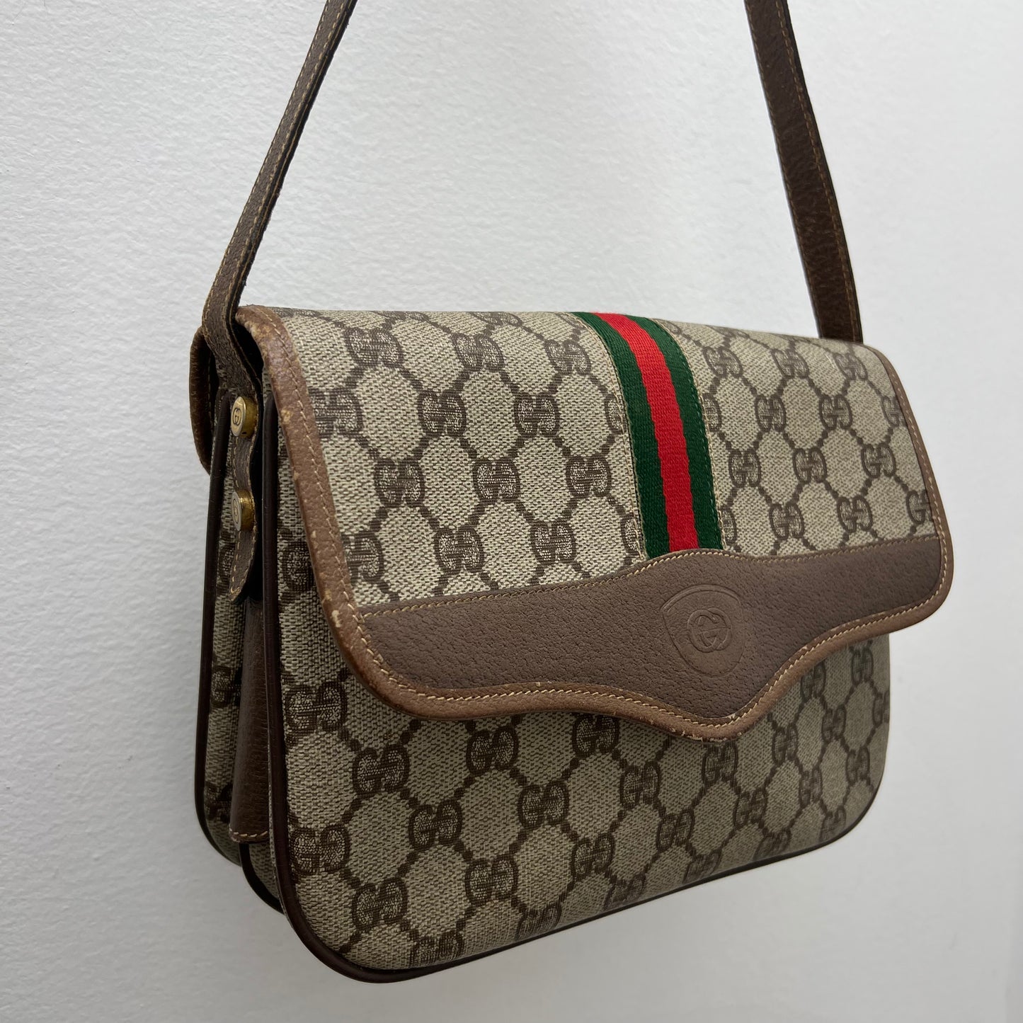 Gucci GG Supreme Sherry Line Handbag