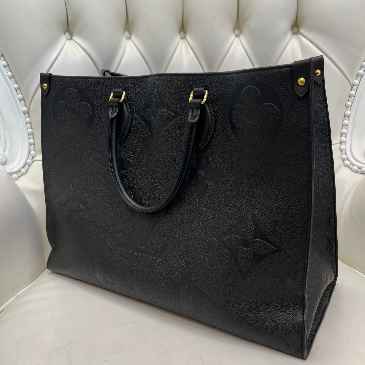 Louis Vuitton On the Go GM Black Empreinte Leather
