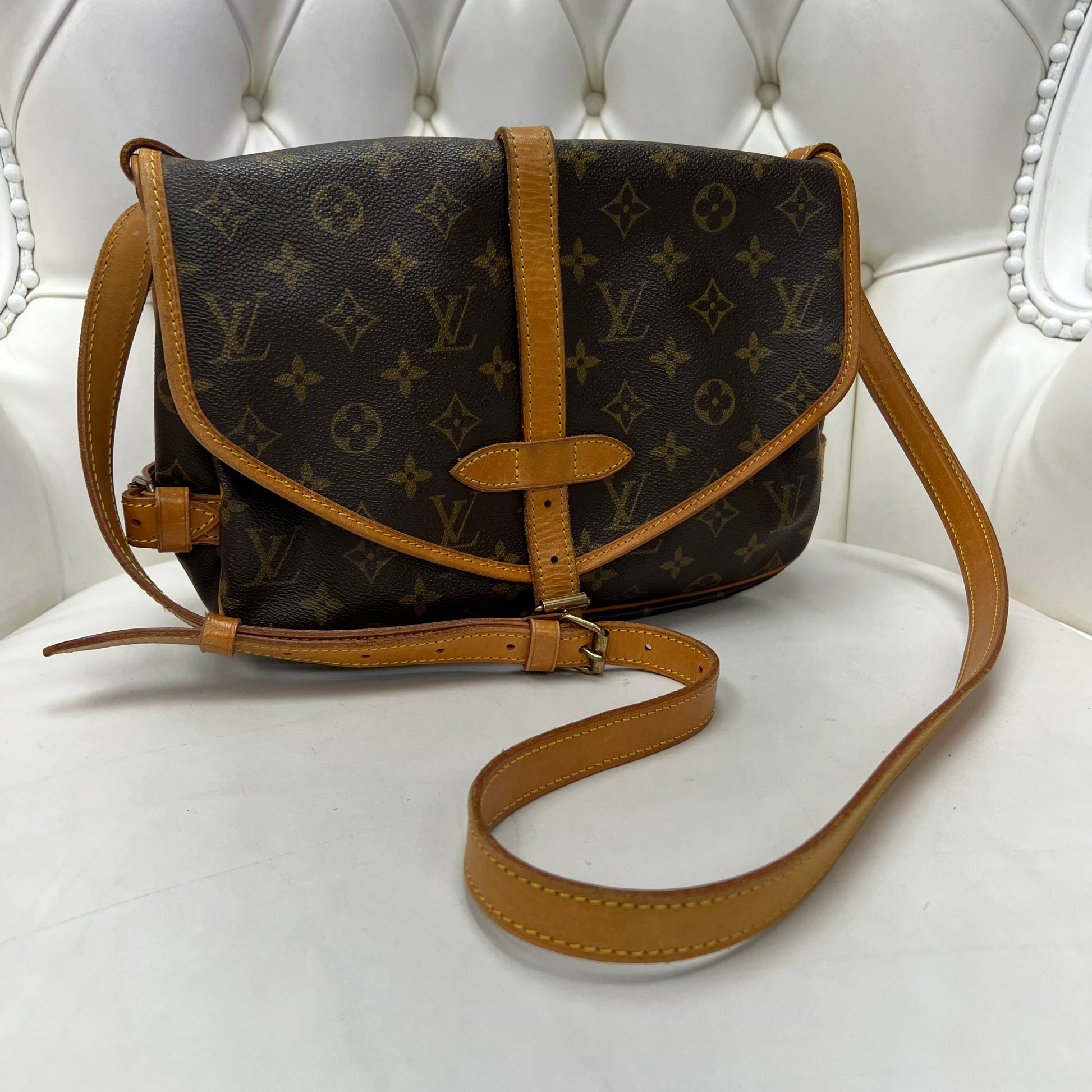 Louis Vuitton Saumur Bb Monogram Canvas