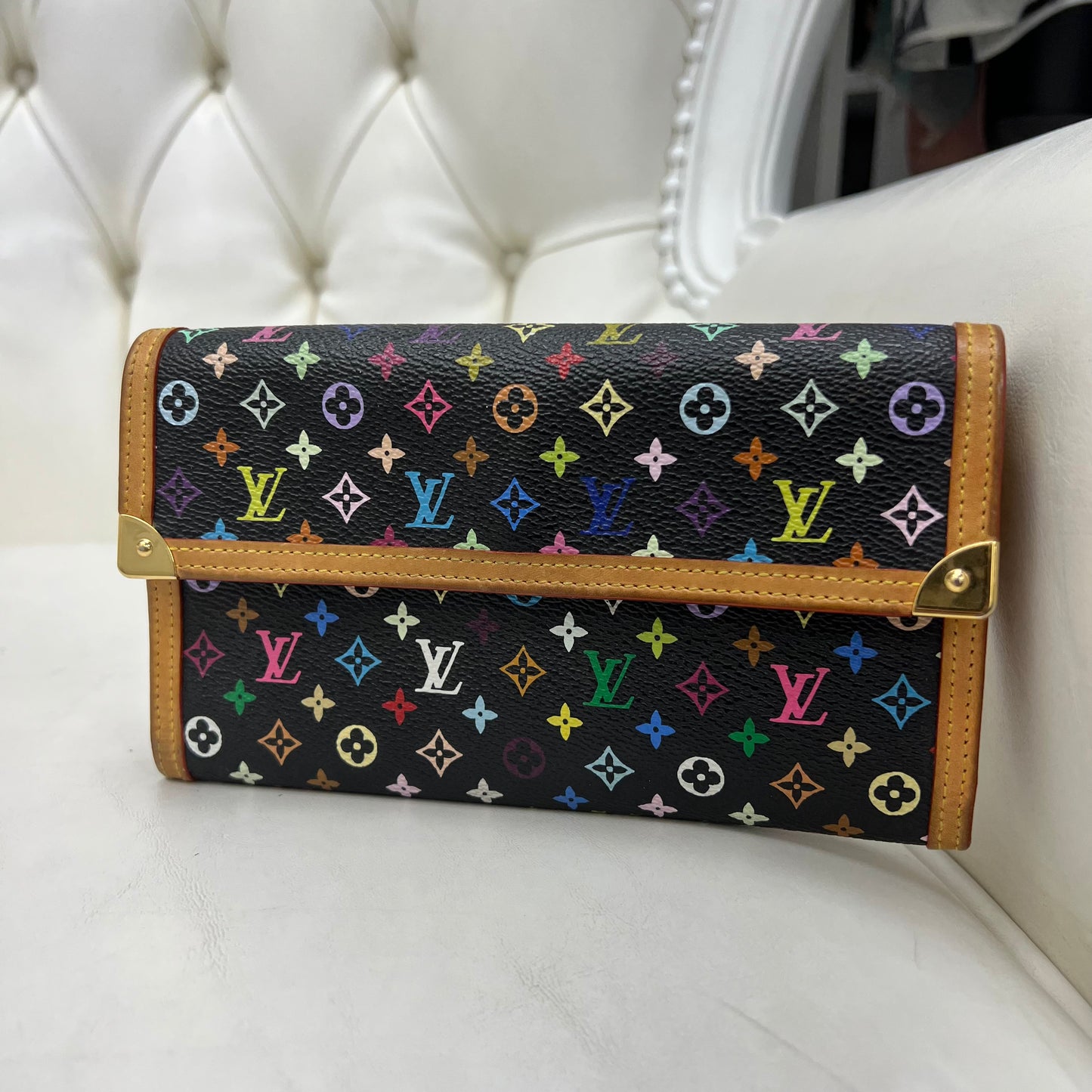 Louis Vuitton Porte Tresor Multicolor Wallet