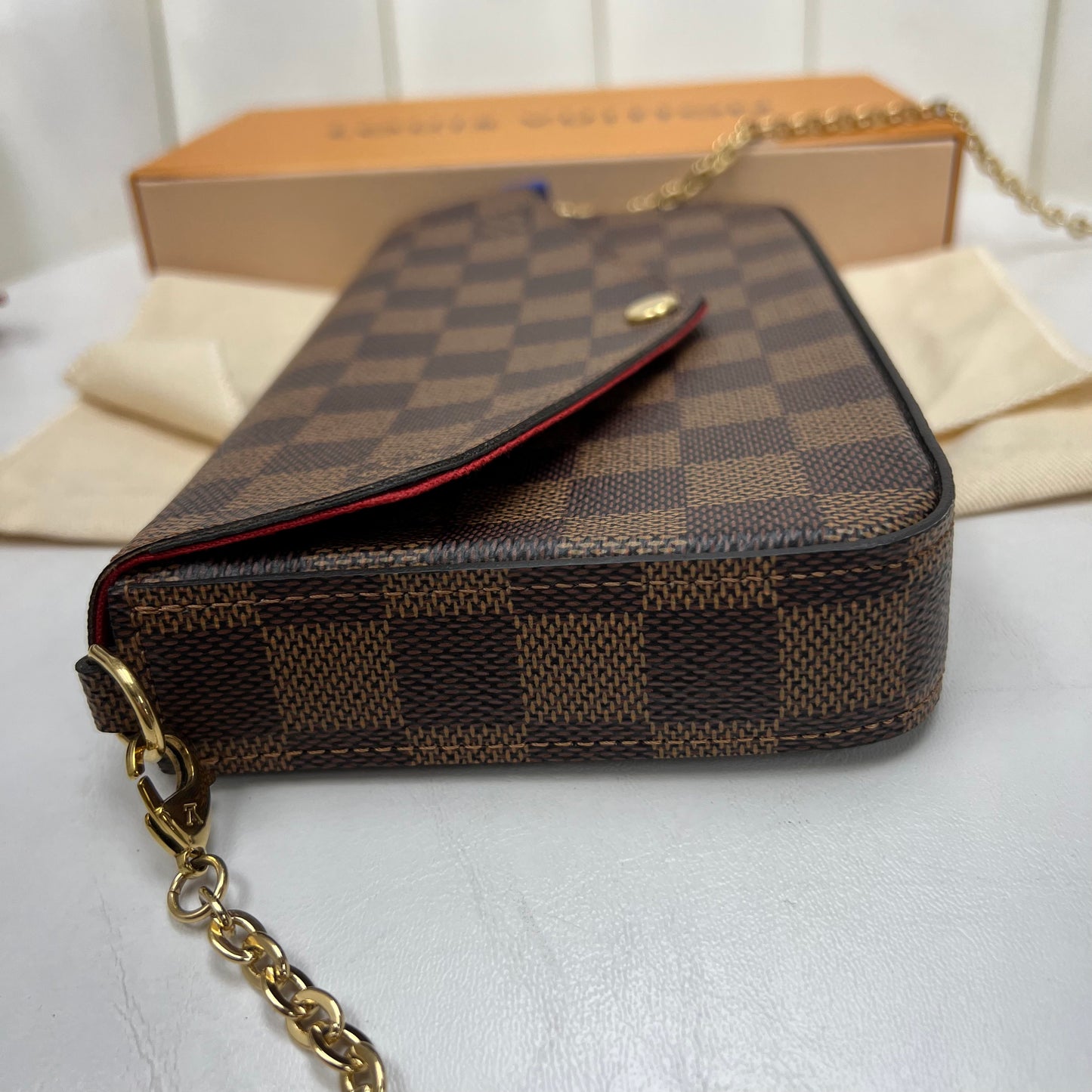 Louis Vuitton Felicie Pochette with Both Inserts, Box, & Dust Bag
