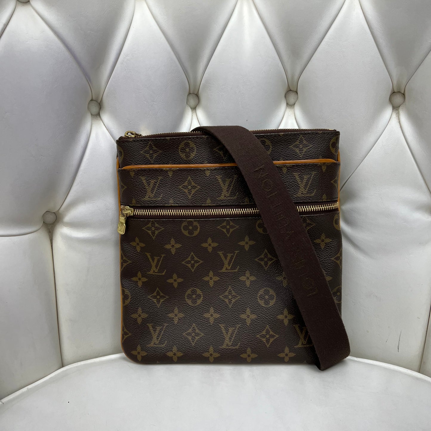 Louis Vuitton Monogram Valmy Pochette Bag