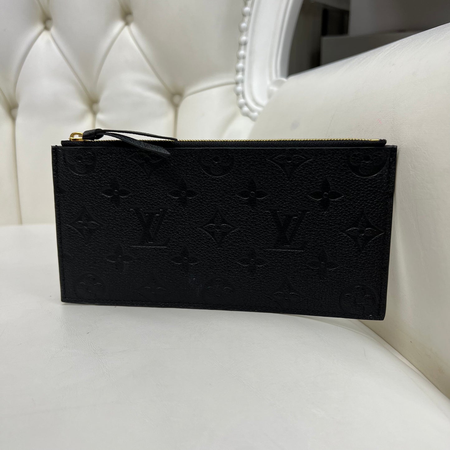 Louis Vuitton Felicie Zip Pouch Insert Monogram Empreinte Leather