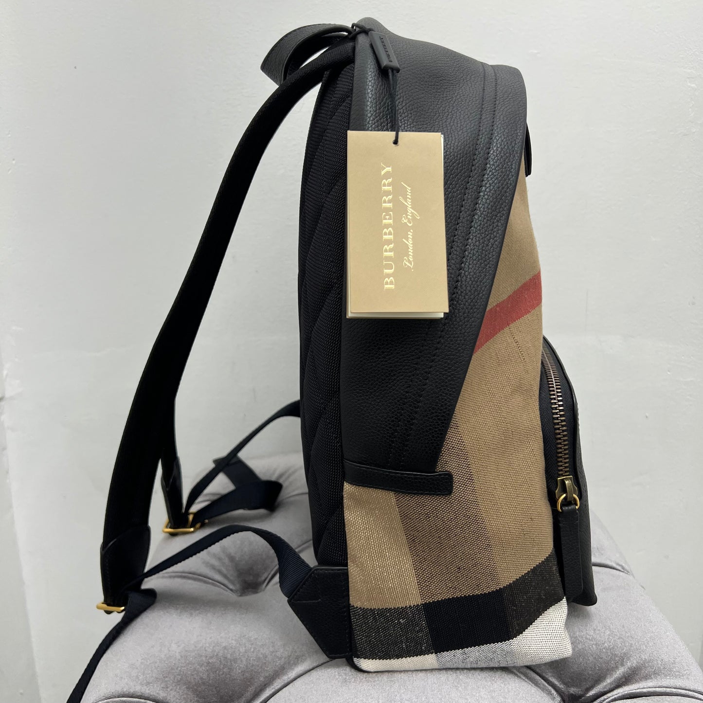Burberry Abbeydale House Check Backpack