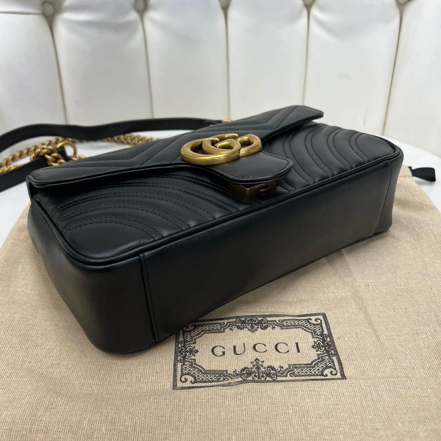 Gucci Marmont Matelasse Small Flap Bag