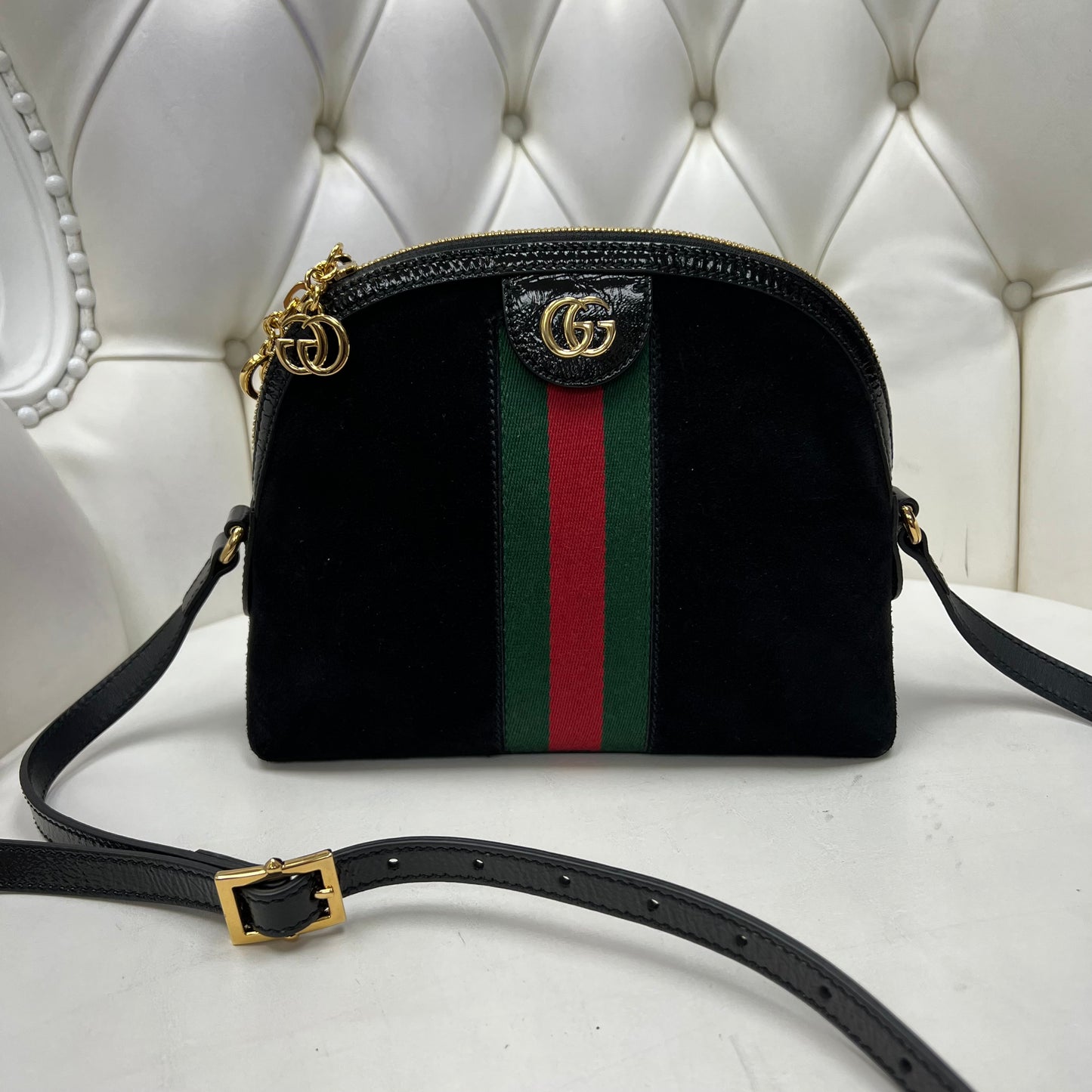 Gucci Small Ophidia Round Shoulder Bag