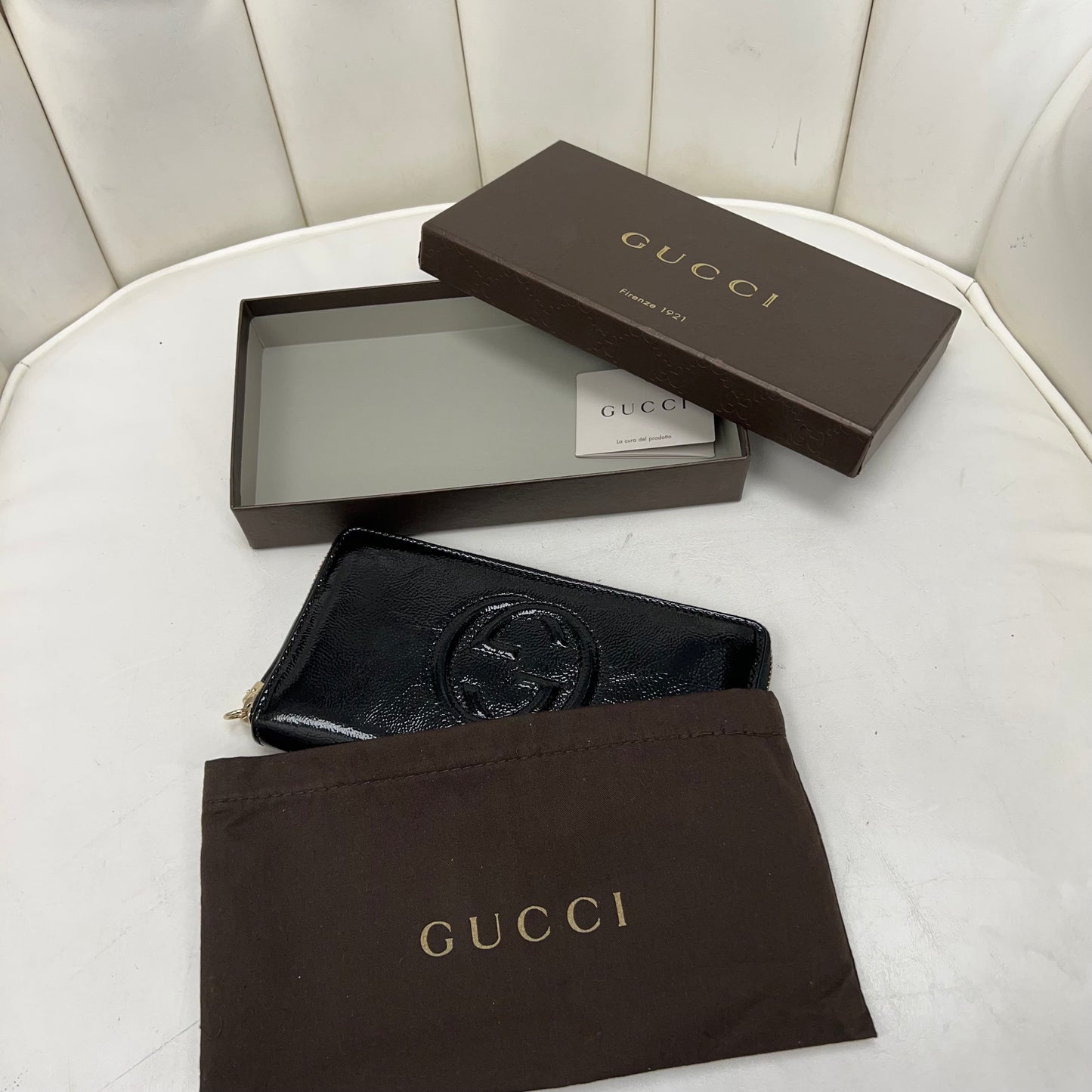 Gucci Patent Leather Wallet