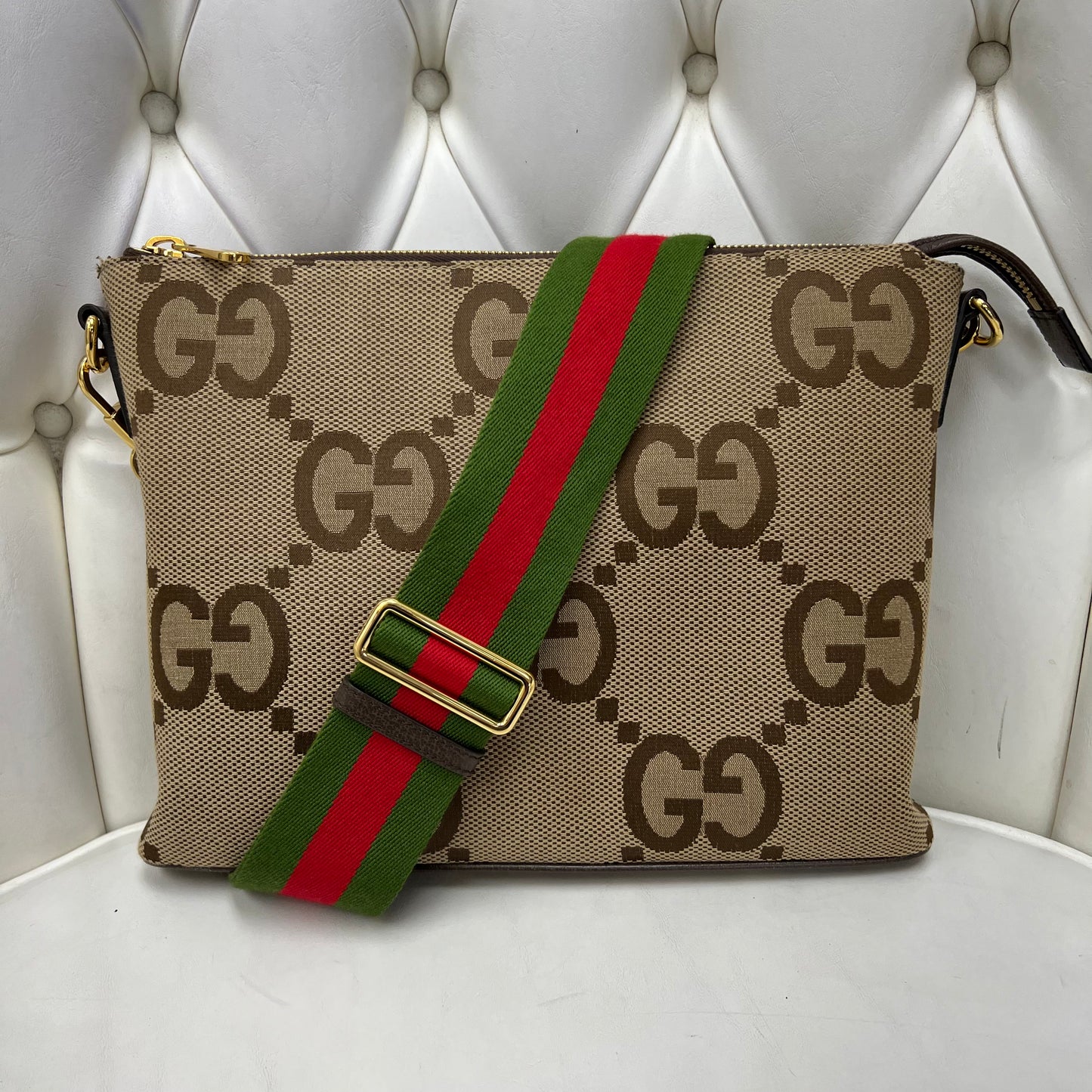 Gucci Jumbo GG Messenger Bag