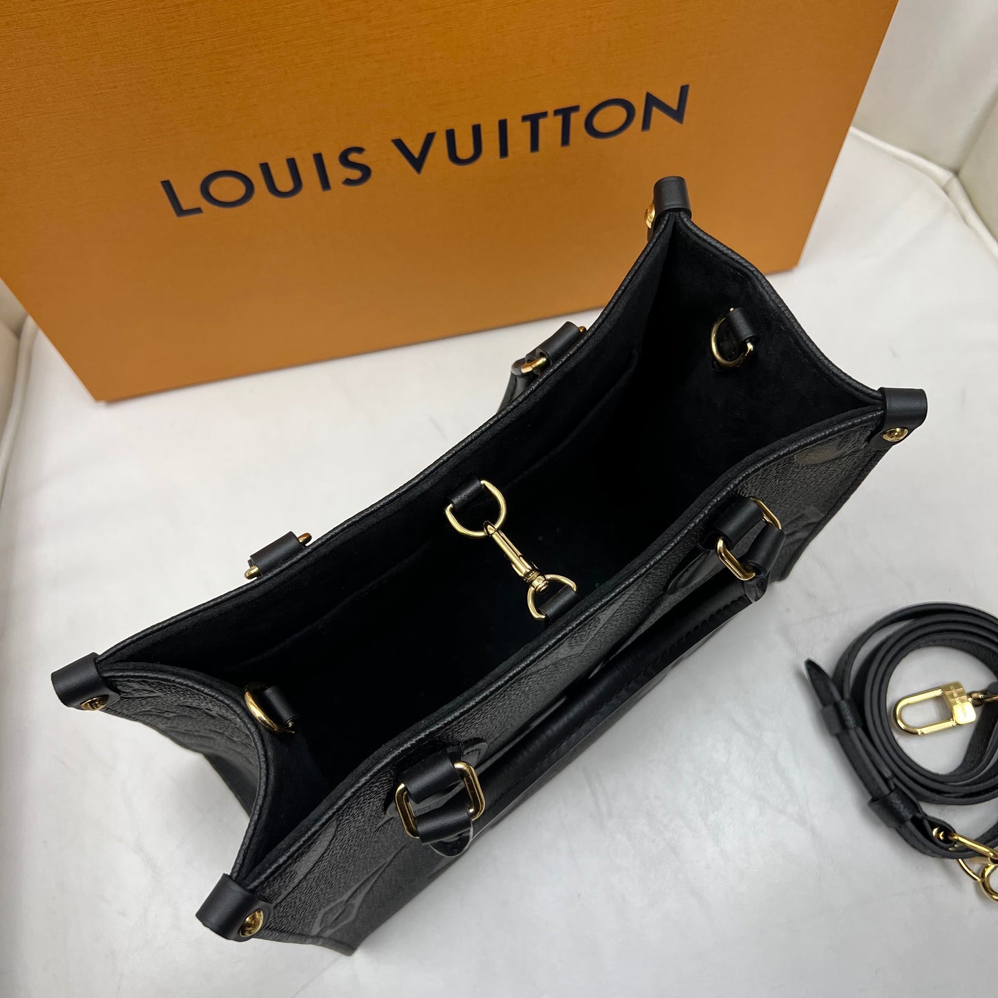Louis Vuitton On The Go PM with Box and Dust Bag