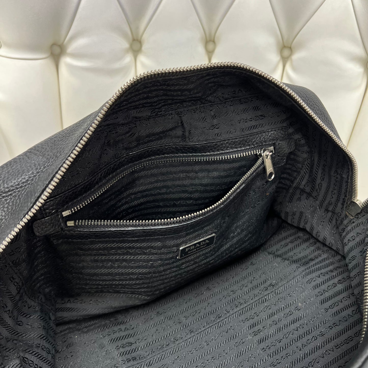 Prada Vintage Leather Bowler Bag