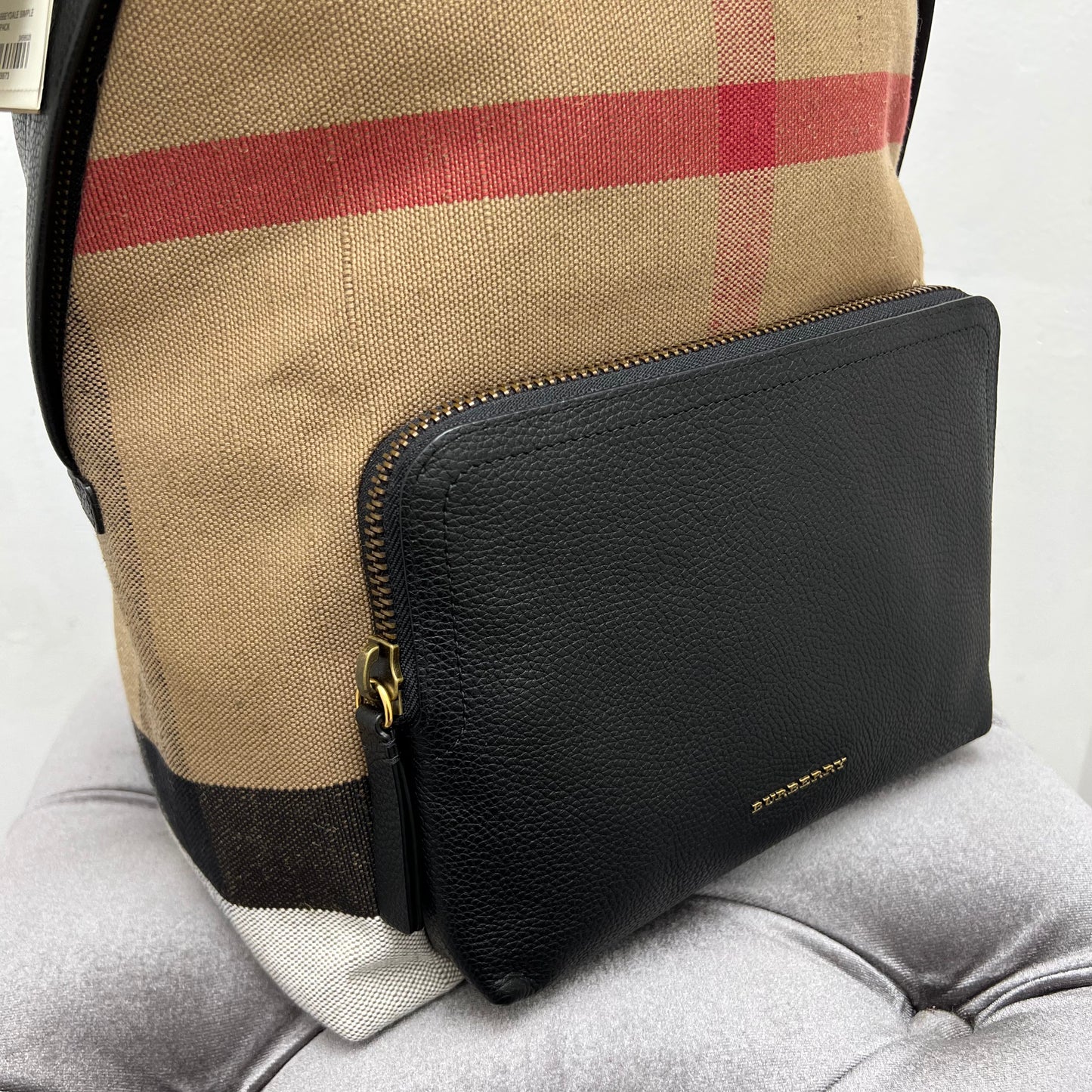 Burberry Abbeydale House Check Backpack