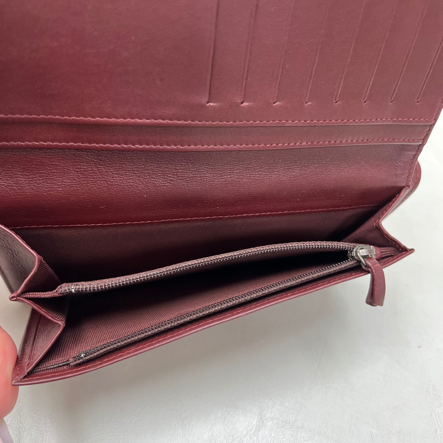 Chanel Quilted Lambskin Long Yen Wallet