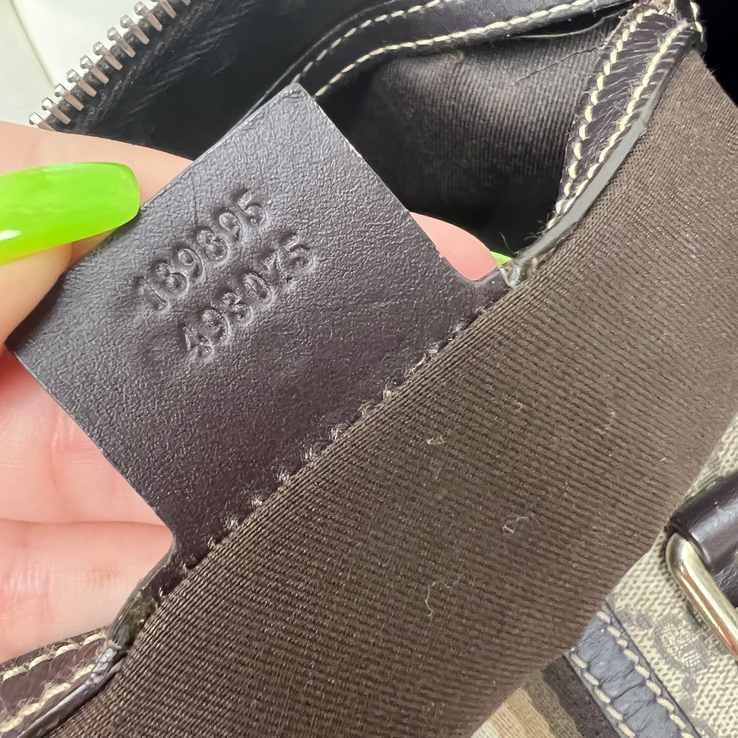 Gucci Brown GG Boston Bag Brown Stripe