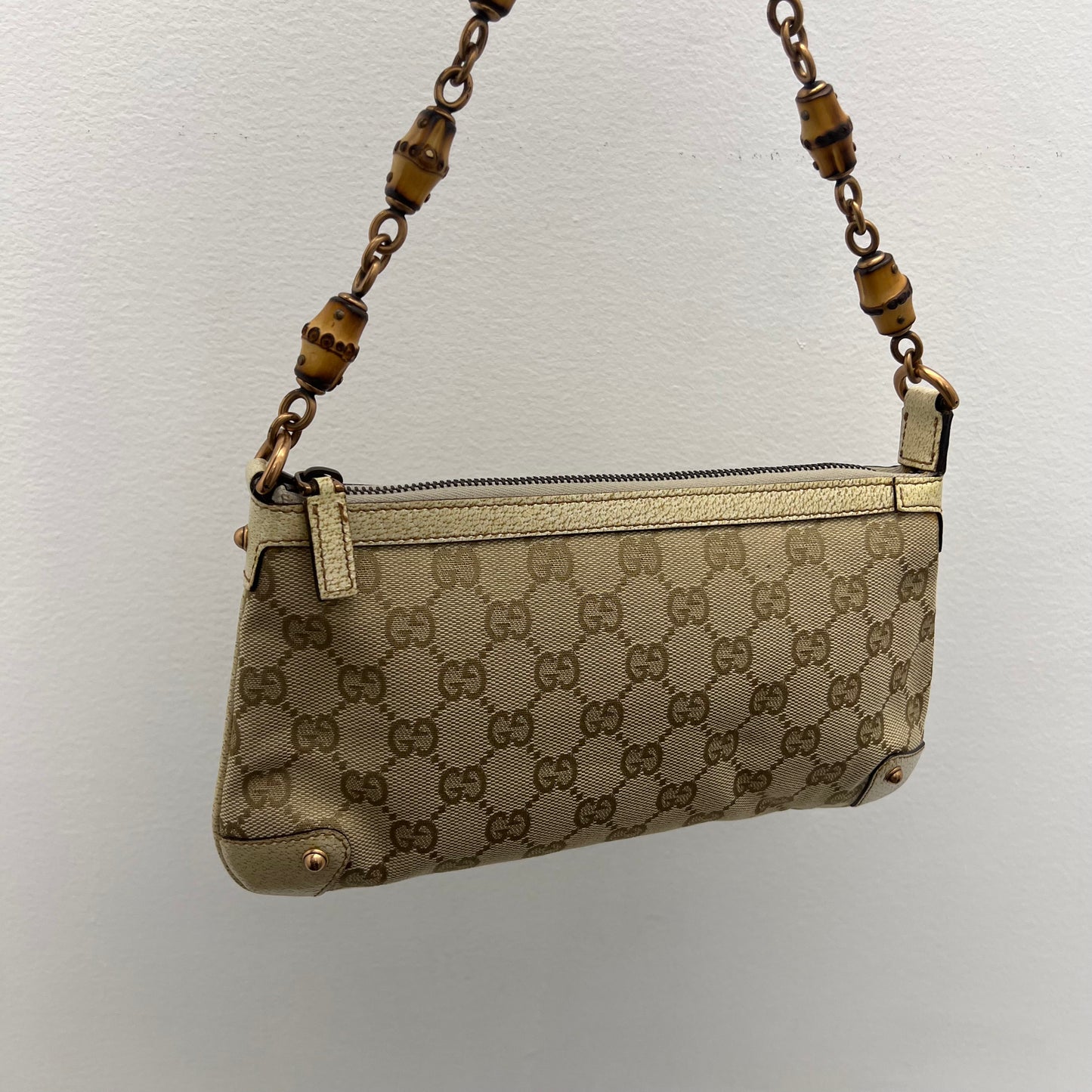 Gucci Monogram Bamboo Pochette
