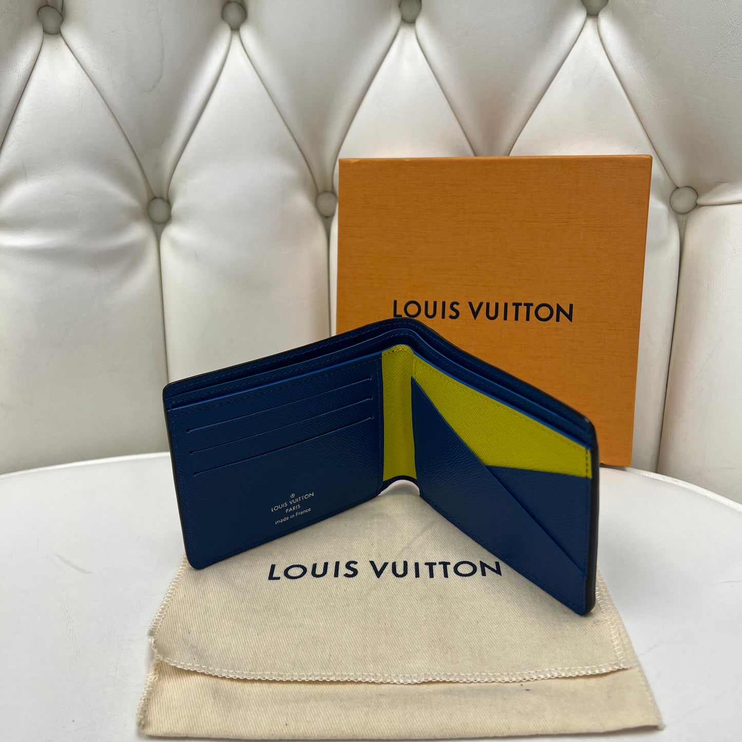 Louis Vuitton Multiple Wallet Epi Leather Damier