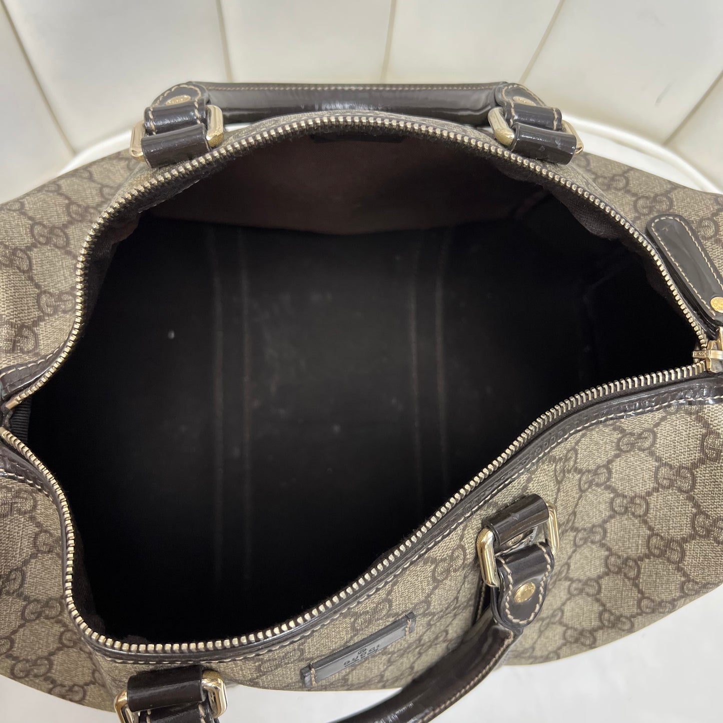 Gucci GG Joy Monogram Boston Bag