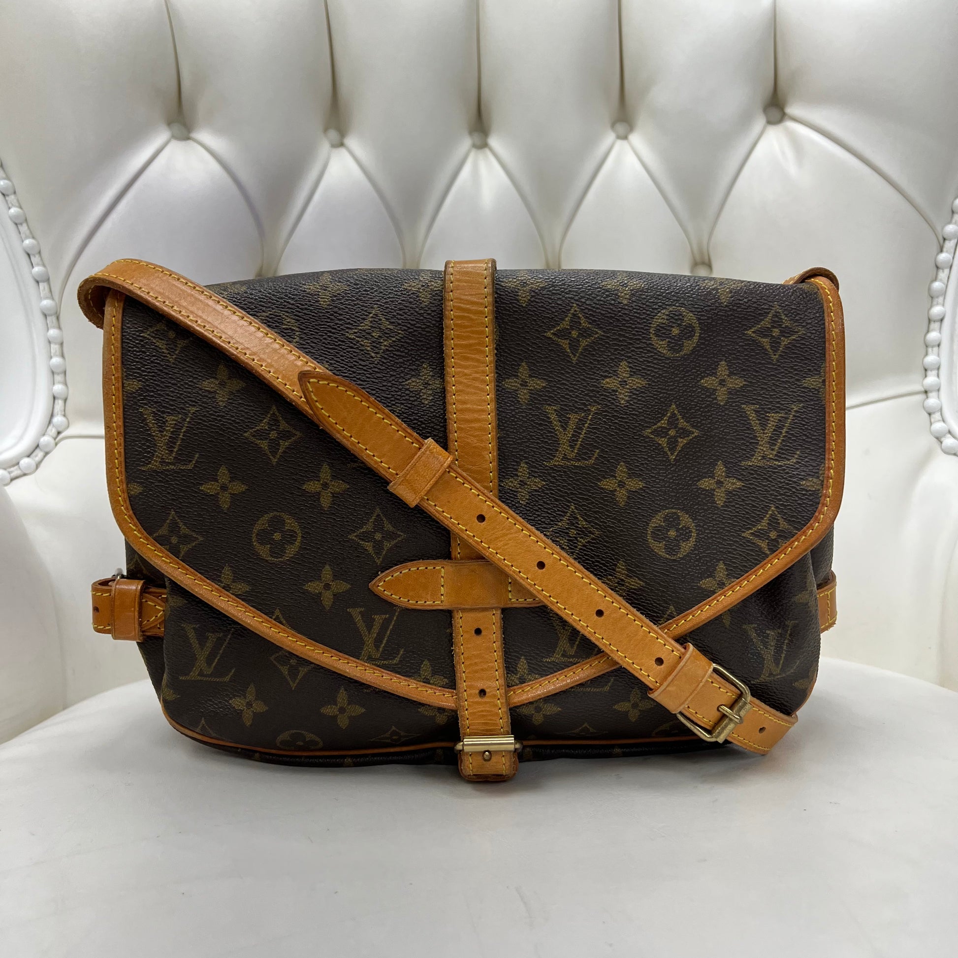 Louis Vuitton Saumur Bb Monogram Canvas