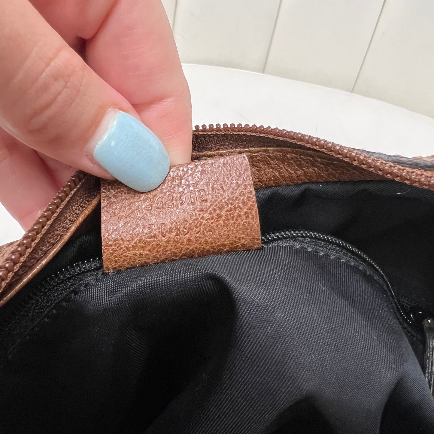 Gucci Bamboo Denim Hobo Bag